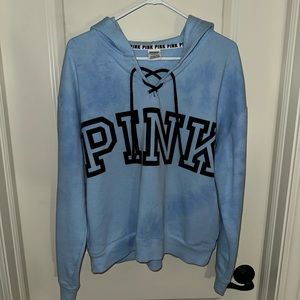 Pink sweatshirts with draw string